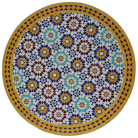 Mosaic Table D100 Ankabut Yellow