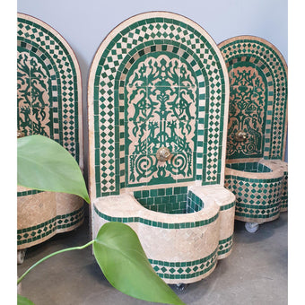 compare product Morocco Mosaic Fountain Asfor Green