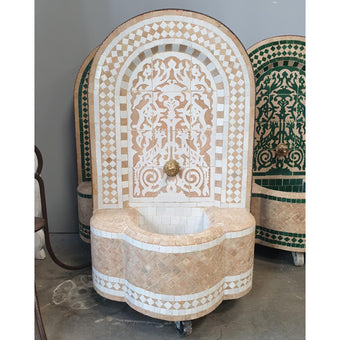 compare product Morocco Mosaic Fountain Asfor White