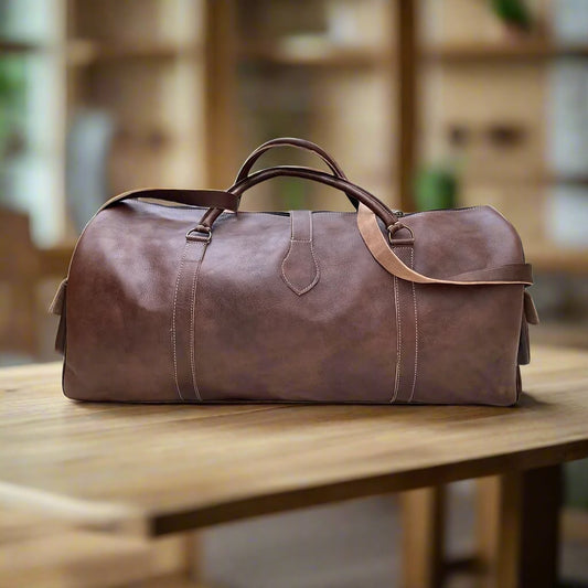 Amazir Leather Duffle Bag