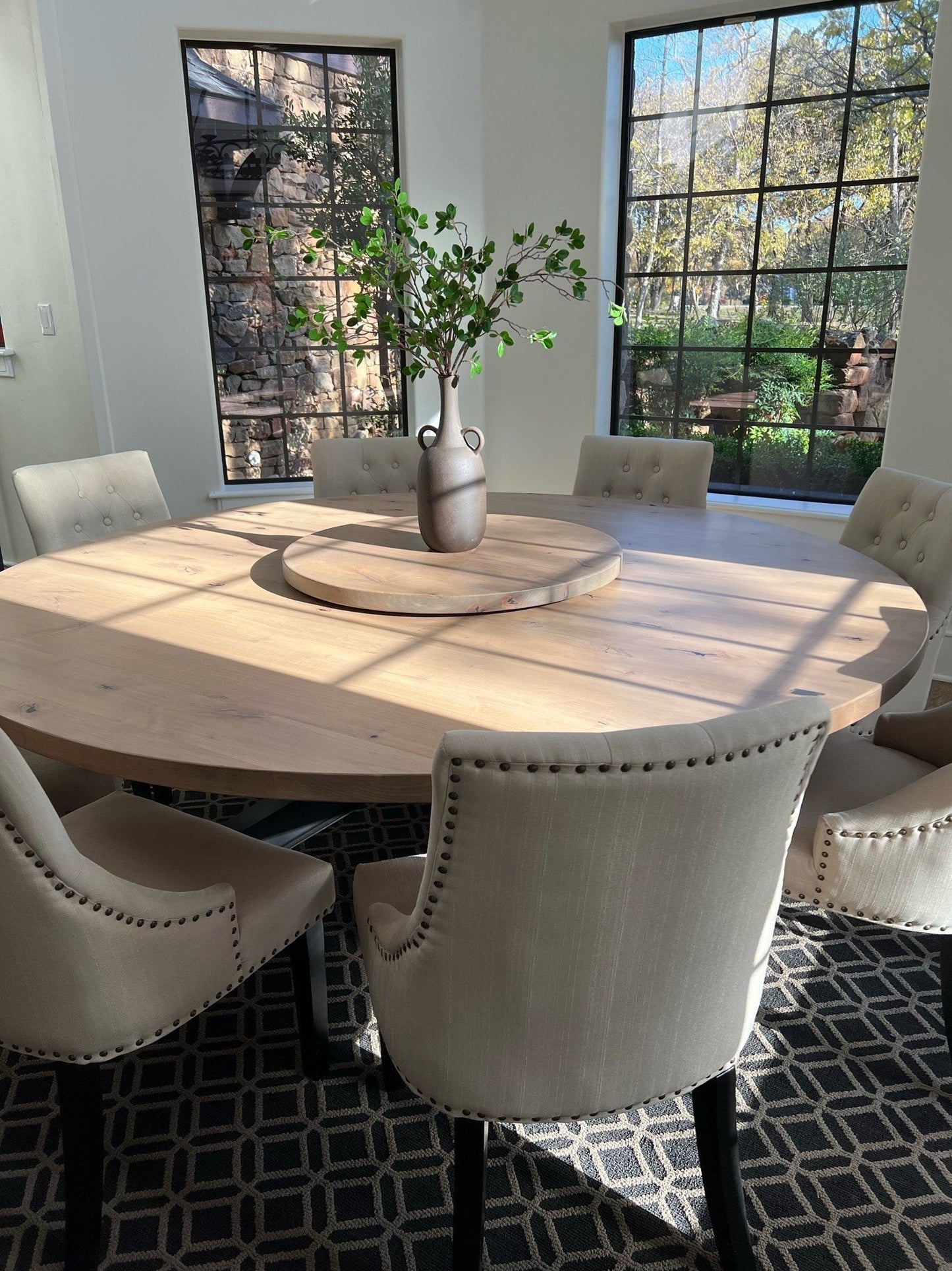 72" Spider Round Dining Table