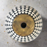 Double Skin Oval Brass Basin