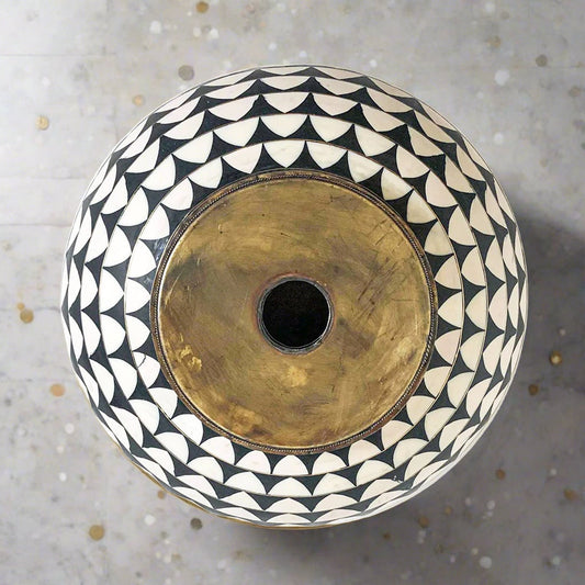 Double Skin Oval Brass Basin