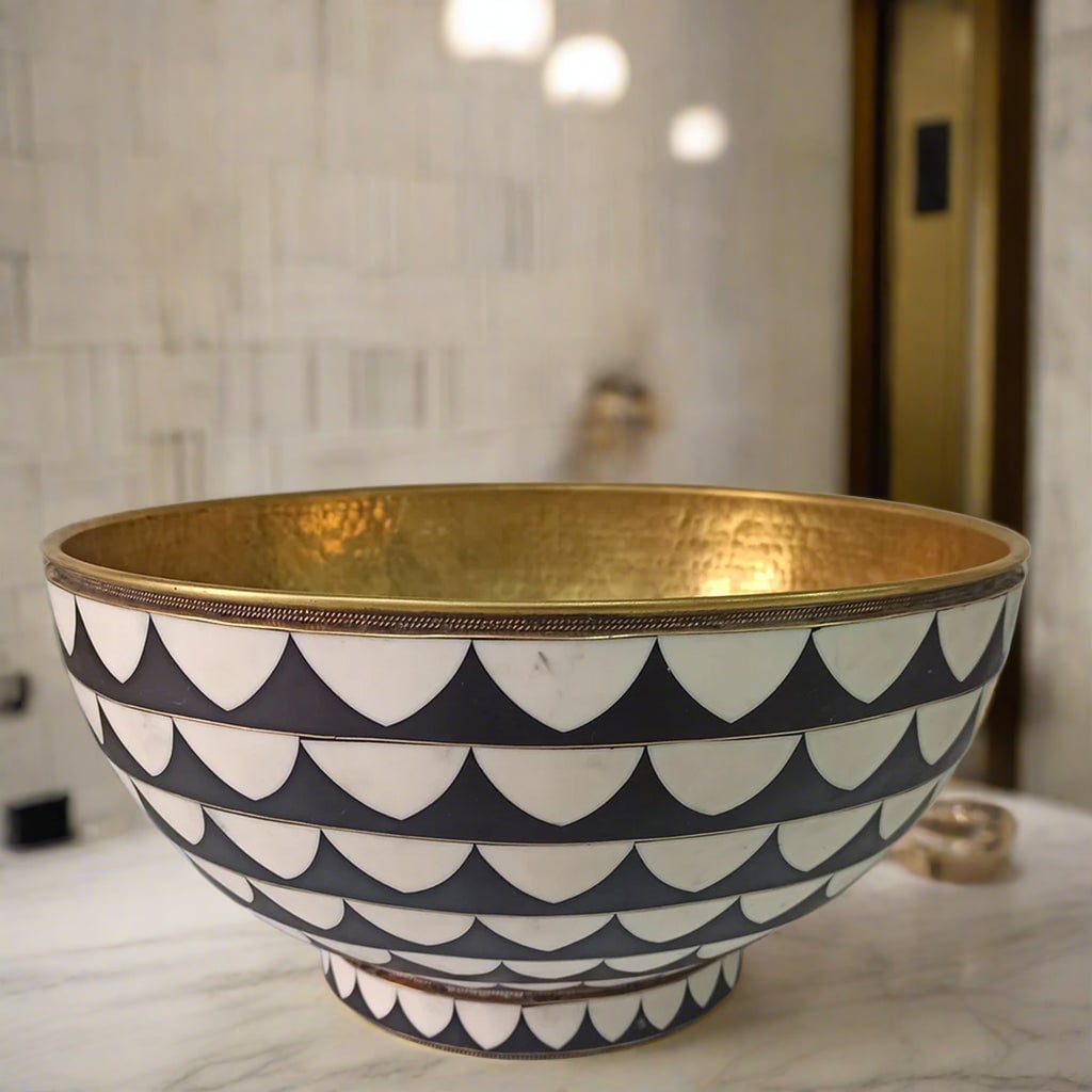 Brass sink