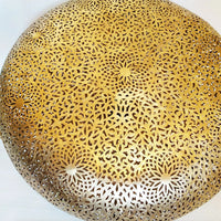 Handforged Moroccan Brass Lampshade - Custom Made