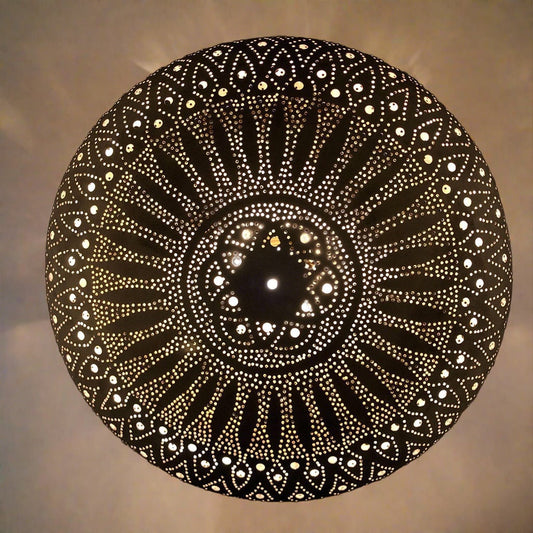 Moroccan Brass Ceiling Lampshades