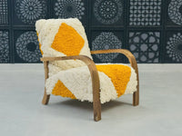 Moroccan wool chair