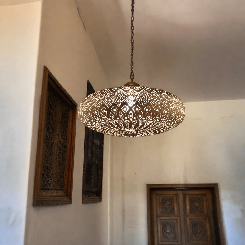 Hanging Brass Lamps