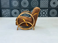 Chic moroccan walnut wood