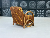 Chic moroccan walnut wood