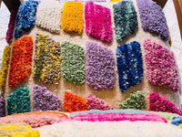 Custom Colorful moroccan walnut wood Chair