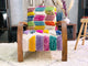 Custom Colorful moroccan walnut wood Chair