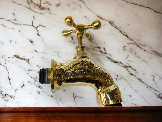 Handcrafted Moroccan Brass Faucet
