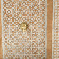 Mosaic Fountain Star Terracotta White