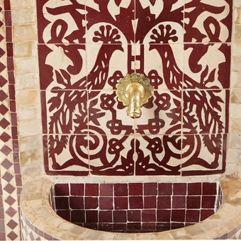 compare product mosaic fountain Tawus Bordeaux
