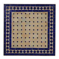 Mosaic Table 60x60 Blue/Diamond