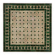 Mosaic Table 60x60 Green-Rhombus