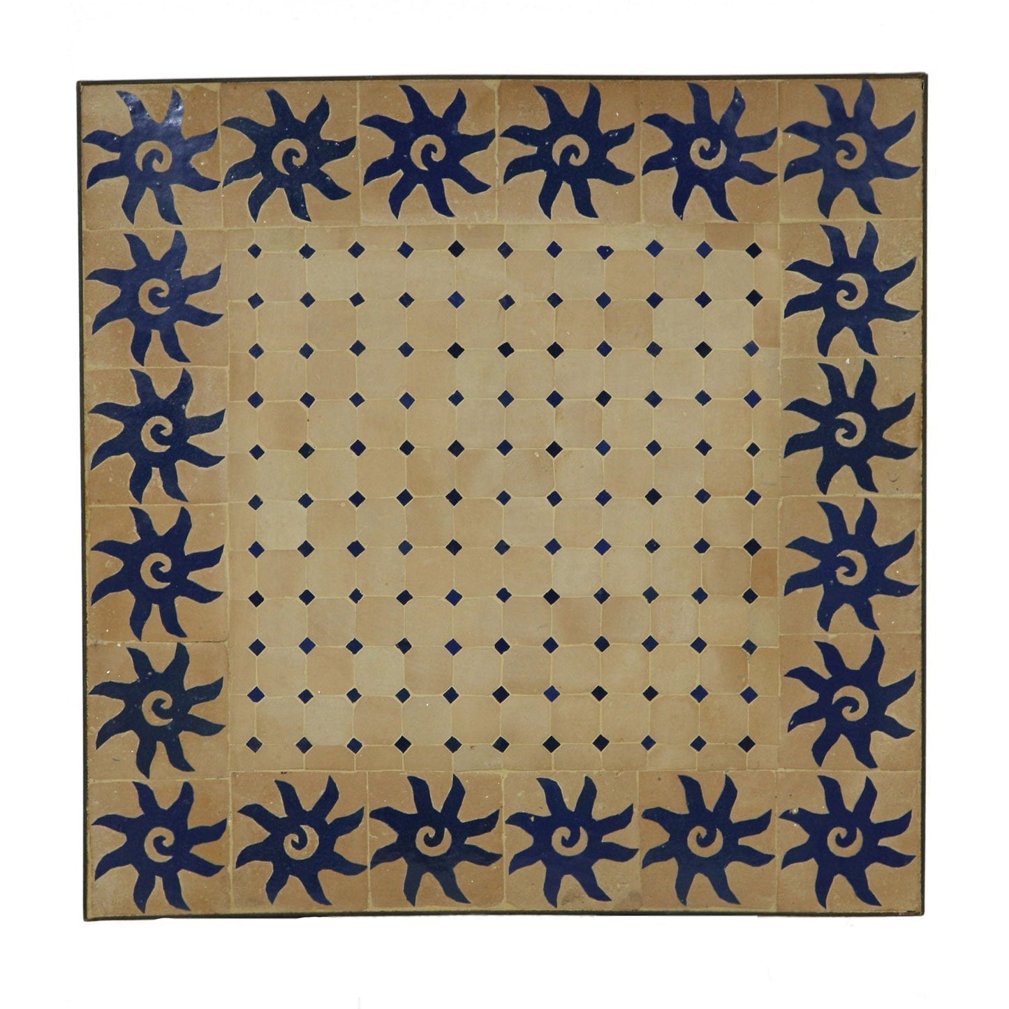 Mosaic Table 60x60 Blue Sun