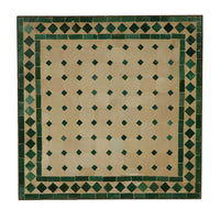 Mosaic Table 45x45 Green-Rhombus