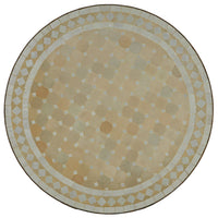 Mosaic Table D100 White/Diamond