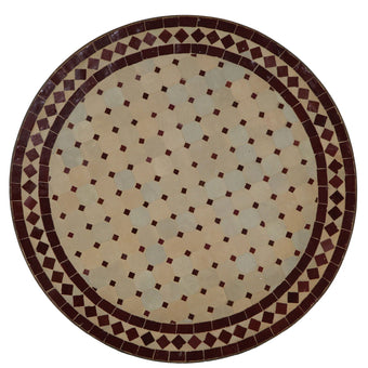 compare product Mosaic Table D100 Bordeaux/Diamond