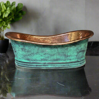 compare product Copper Tub-Style Bathroom Sink