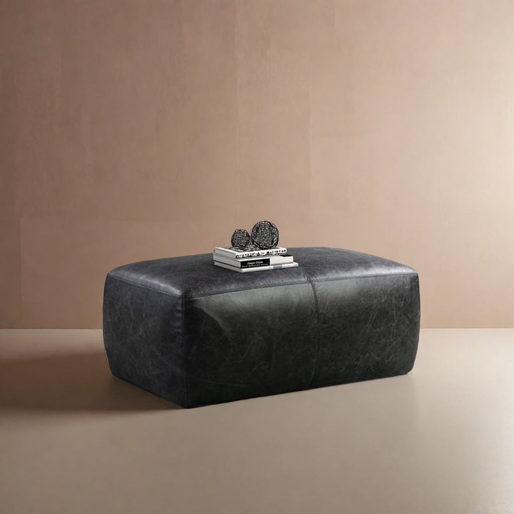 Ottomans & Poufs LEATHER