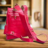Tasga Kilim Leather Backpack
