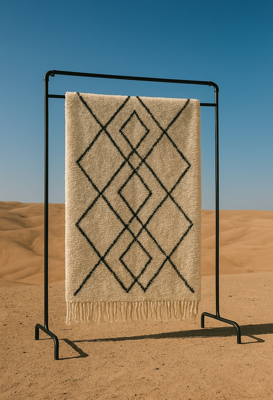 Tapis Marocain sur mesure et lignes berbères