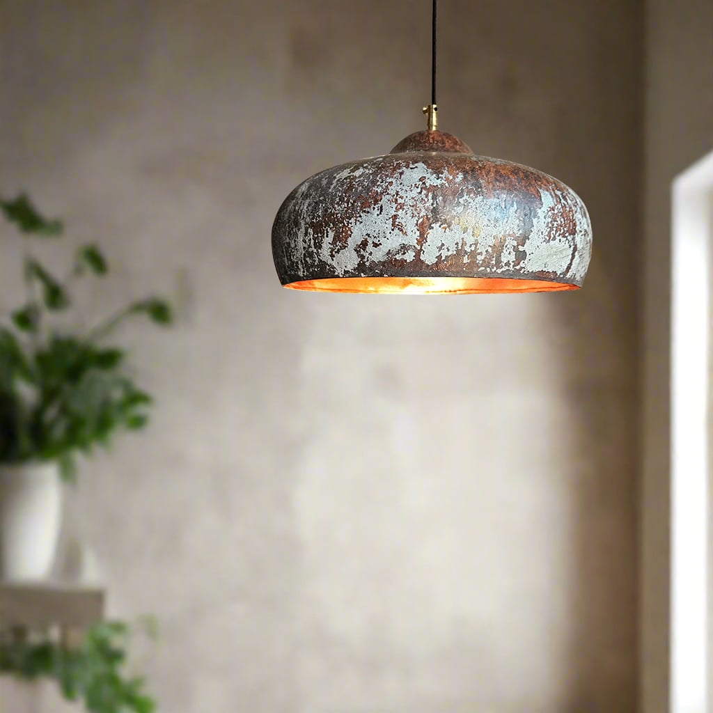 Vintage Copper Pendant Light