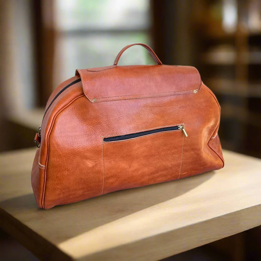 Tigzirt Kilim Leather Weekend Bag