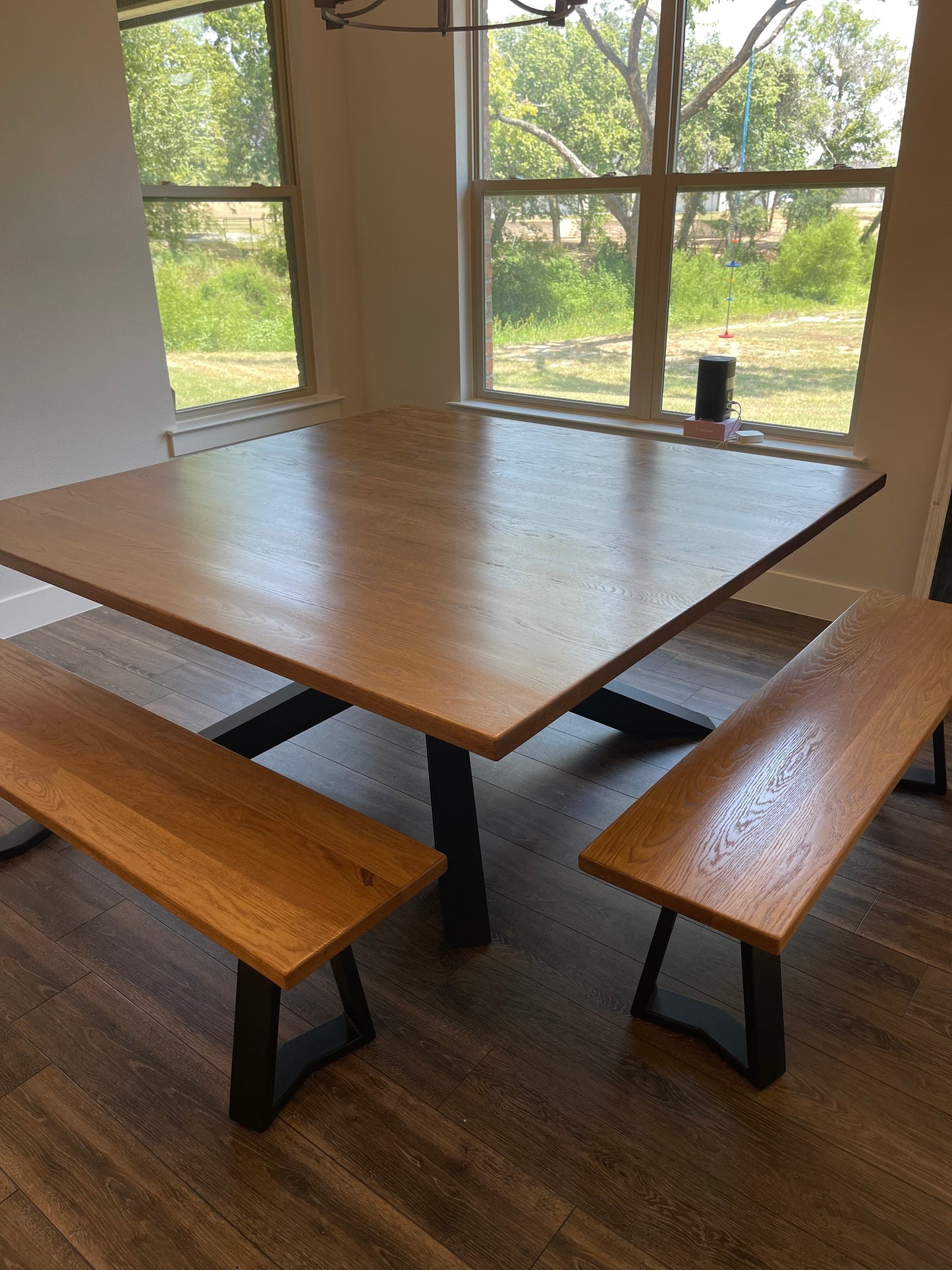 72” Spider Square Dining Table