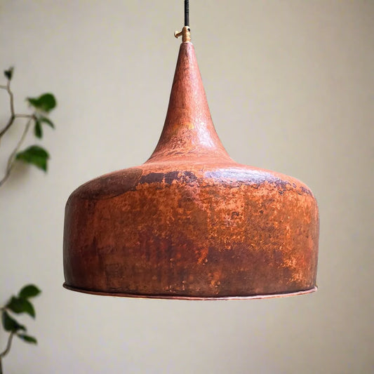 Hammered Copper Pendant Light
