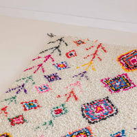 Tapis berbère Azilal coloré 100% laine de mouton