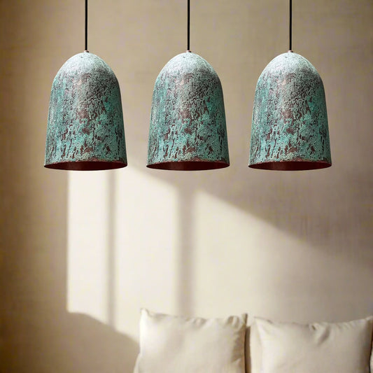 Copper Pendant Lamp - Set Of 3