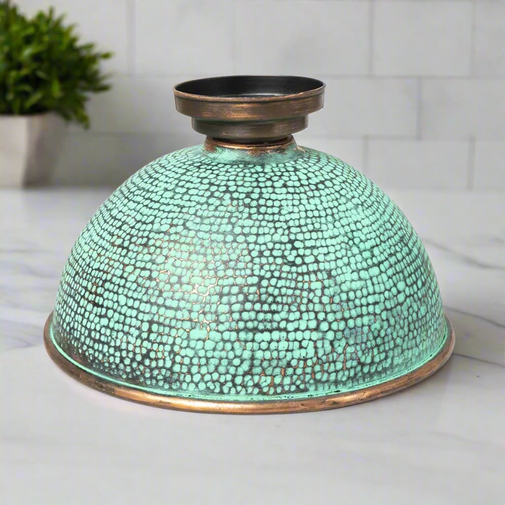 Round Patina Copper Sink