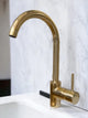Unlacquered Brass , Mixer Lever Handles, Bathroom and Kitchen Faucet #03