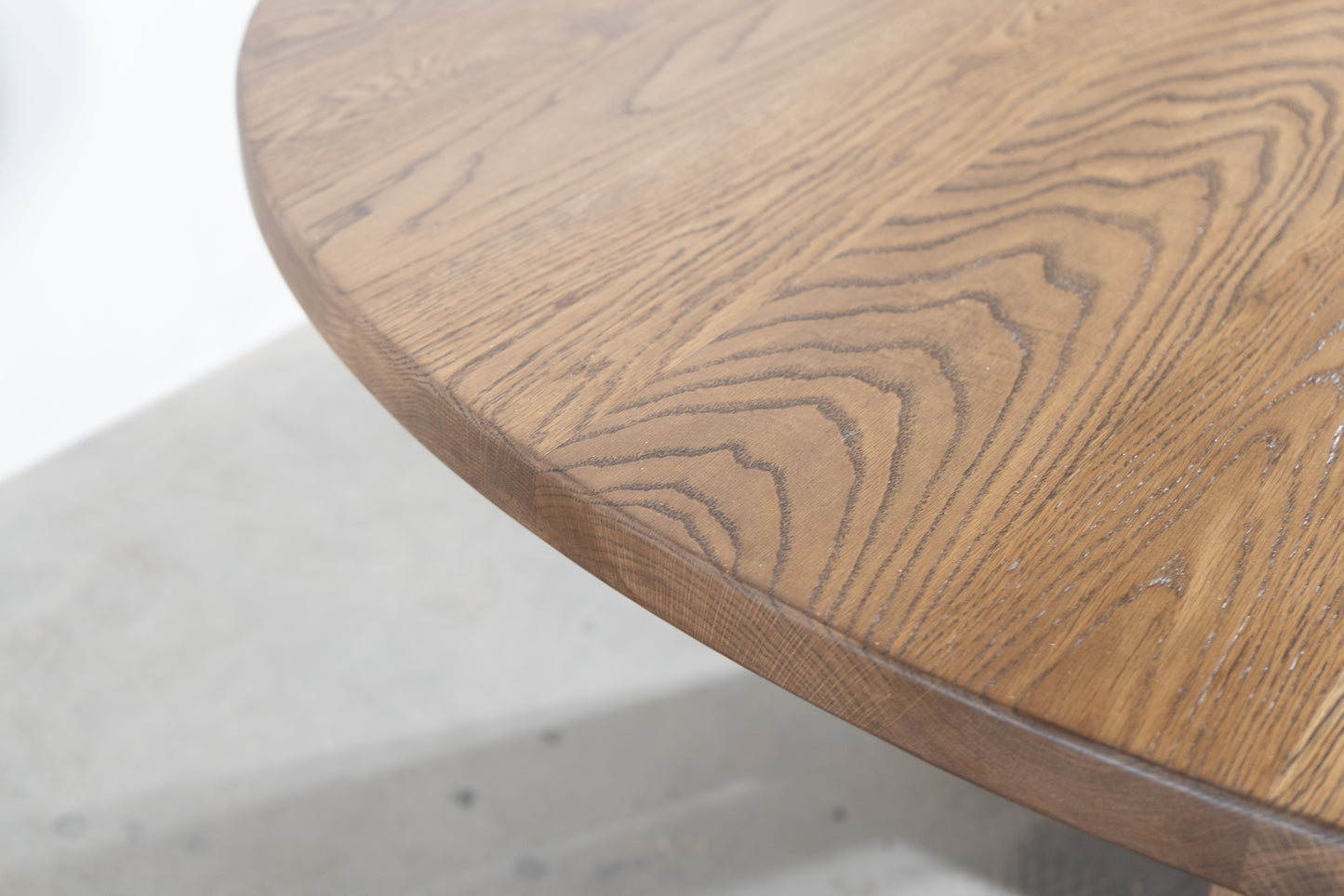 72" Trapezoid Round Dining Table