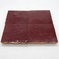 Zellige Red burgundy