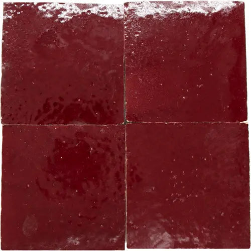 Zellige Red burgundy