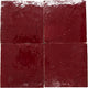 Zellige Red burgundy